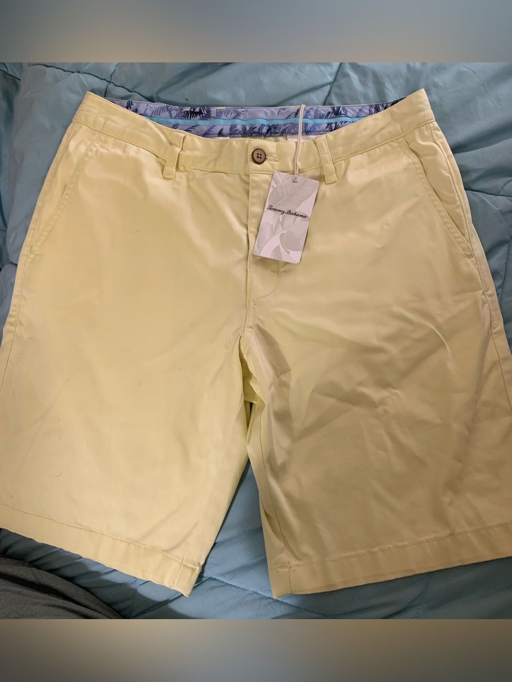 Tommy Bahama Pale Yellow Men's Shorts